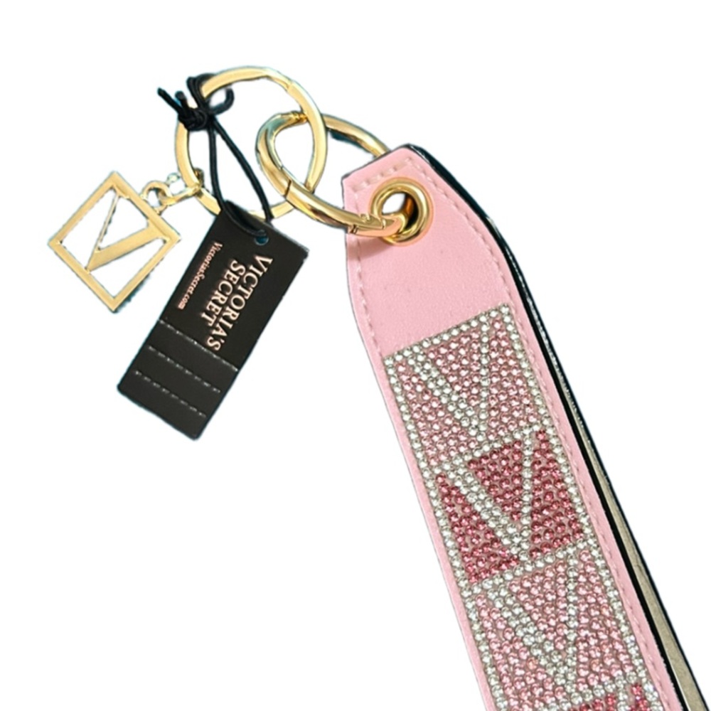 Victoria’s Secret wristlet strap Keychain charm NWT